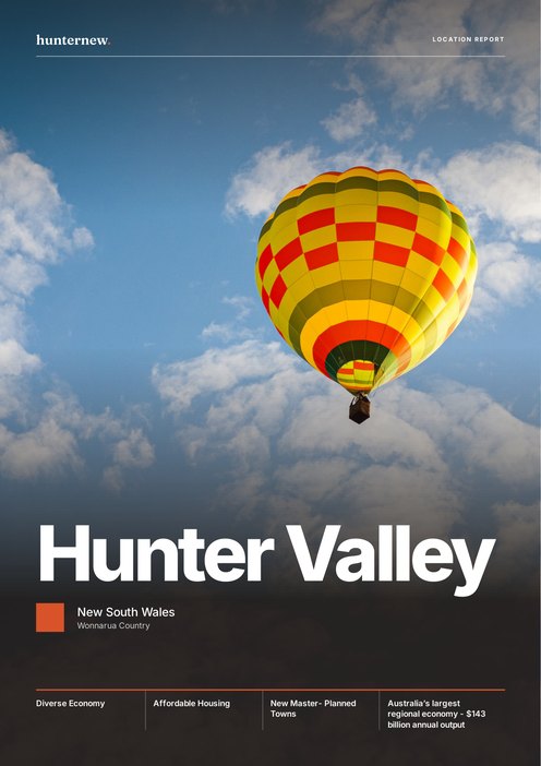 Cover of the Hunter Valley report